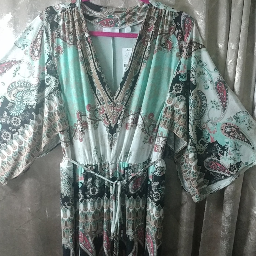 NY&CO Paisley Jumper Sz 18-20